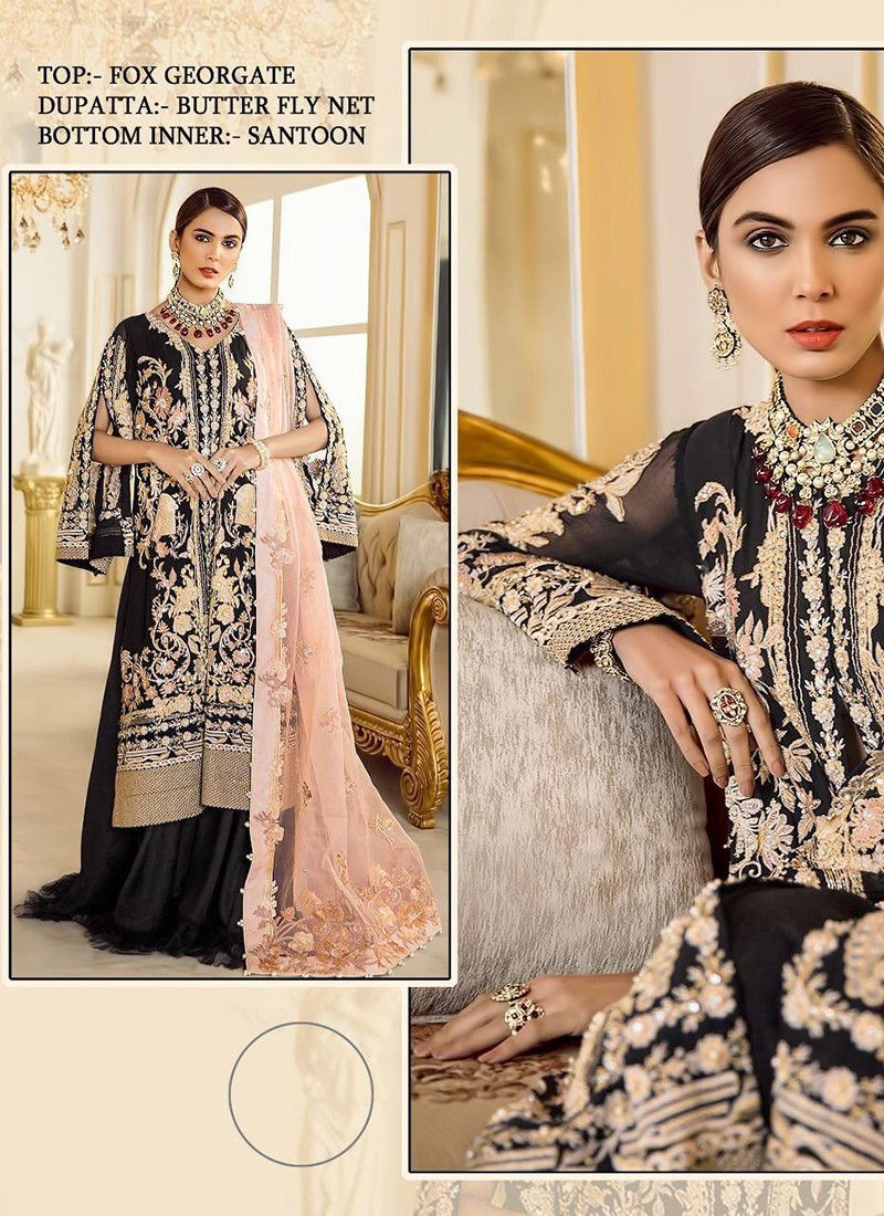 SHREE FABS HIT Designer Pakistani Style Latest Fancy Festive Wear Georgette Heavy Worked Pakistani Salwar Kameez Collection